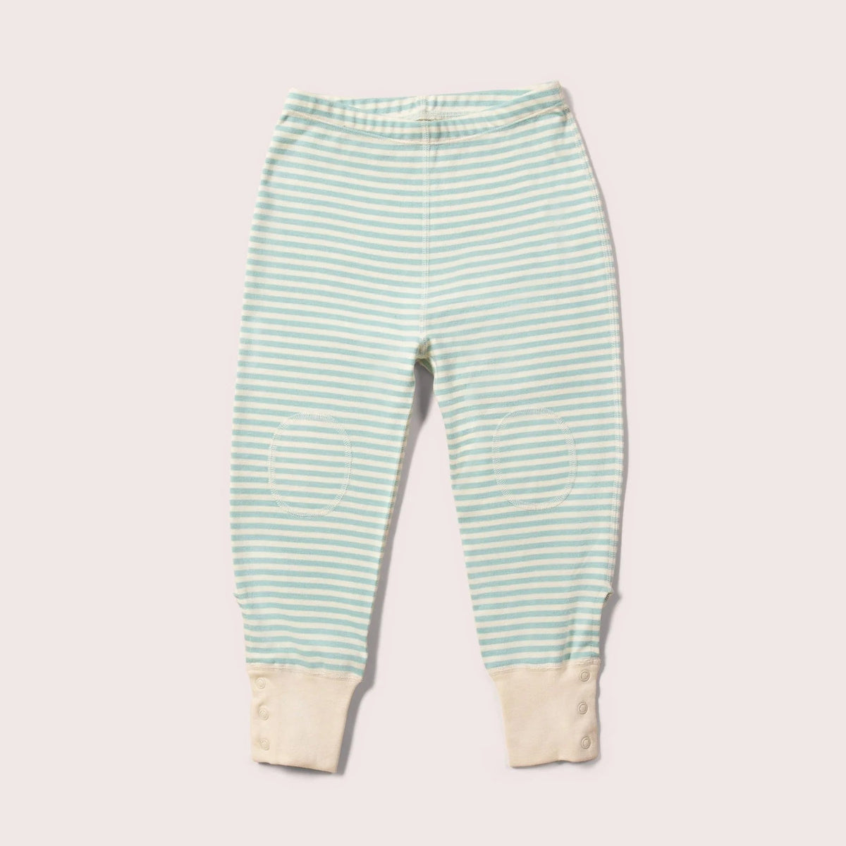 Powder Blue Striped Extra Long Adaptive Joggers - 1 Left Size 18-24 months-Little Green Radicals-Modern Rascals