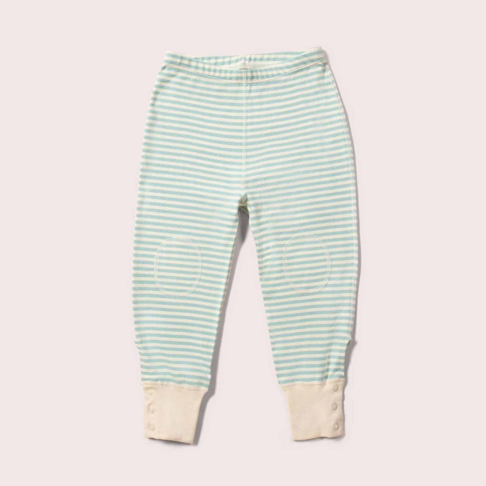 Powder Blue Striped Extra Long Adaptive Joggers - 1 Left Size 18-24 months-Little Green Radicals-Modern Rascals