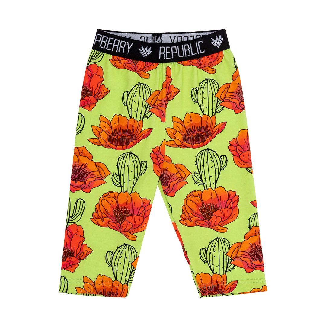 Prickly Pear Bike Pants - 1 Left Size 9-11 years-Raspberry Republic-Modern Rascals