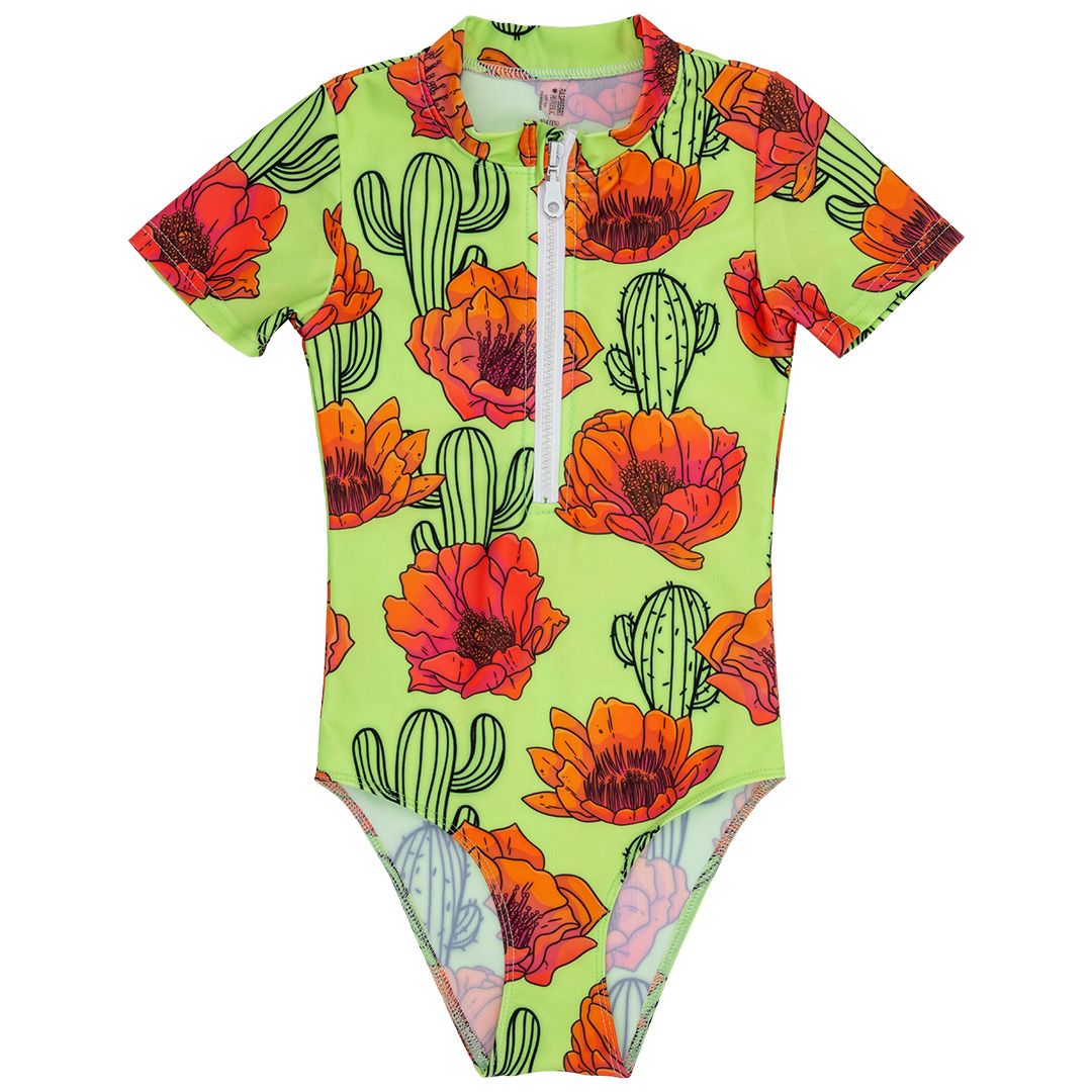 Prickly Pear Swimsuit - 2 Left Size 3-5 & 7-9 years-Raspberry Republic-Modern Rascals