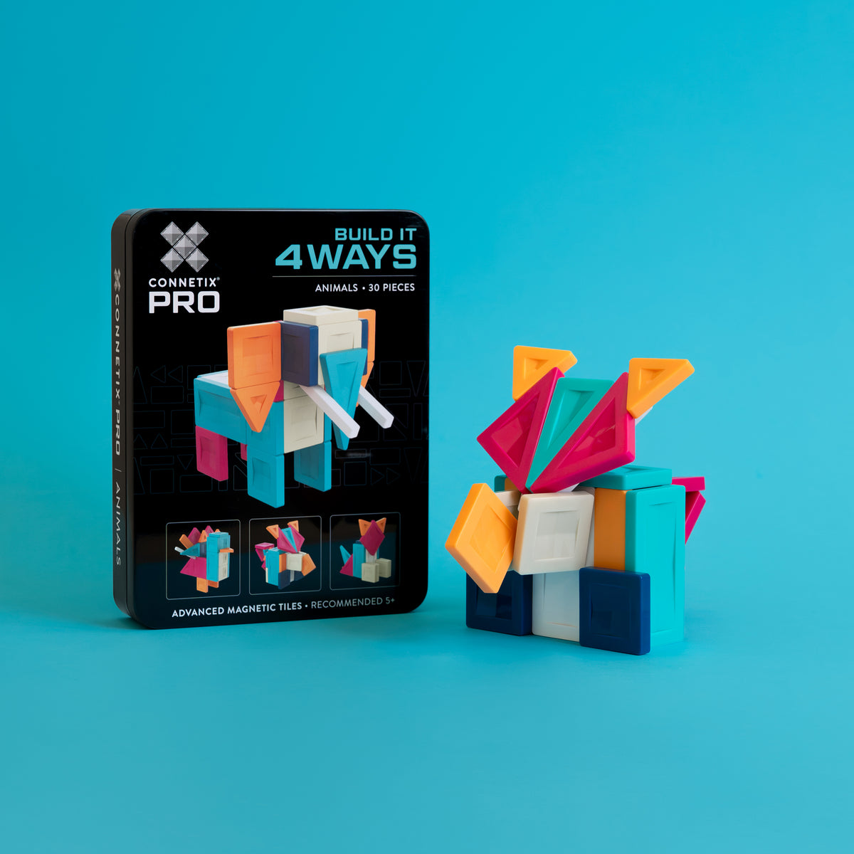 PRO Build It 4 Ways Animals Pack - 30 Pieces-Connetix-Modern Rascals