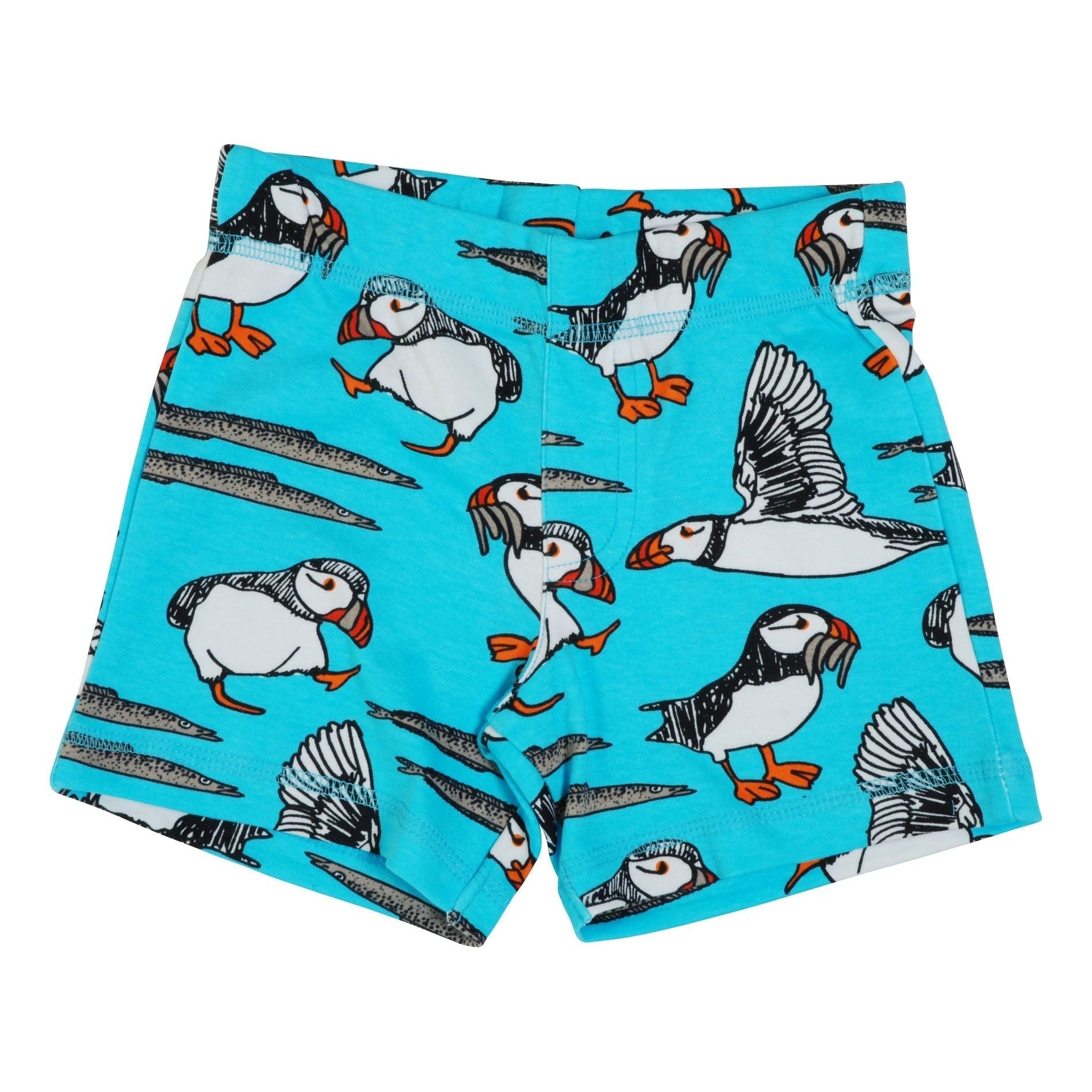 Puffins - Blue Atoll Shorts - 2 Left Size 10-12 & 12-14 years-Duns Sweden-Modern Rascals