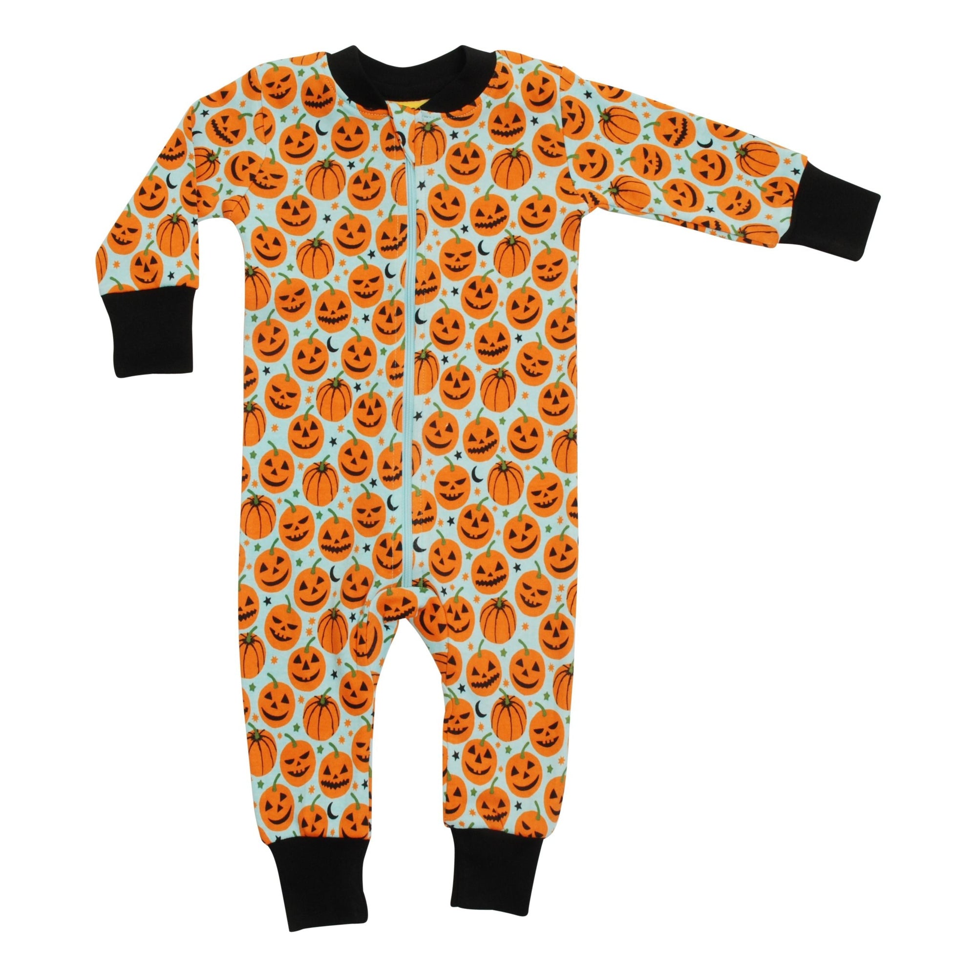 Pumpkin - Blue Radiance Zippersuit-Duns Sweden-Modern Rascals