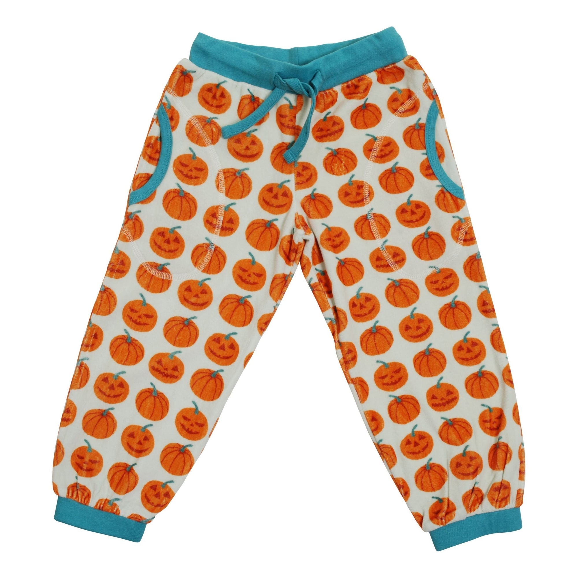 Pumpkins Velour Pants - 1 Left Size 12-14 years-Duns Sweden-Modern Rascals