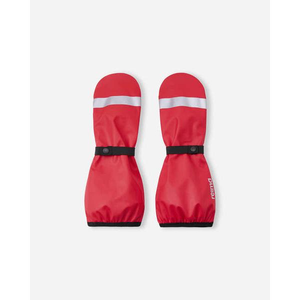 Puro Waterproof Rain Mittens with Lining - Reima Red-Reima-Modern Rascals