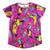 Purple Bird of Paradise Short Sleeve Shirt-Mullido-Modern Rascals