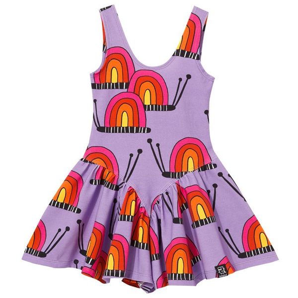 Purple Snails Ballerina Dress - 1 Left Size 10-12 years-KuKuKid-Modern Rascals