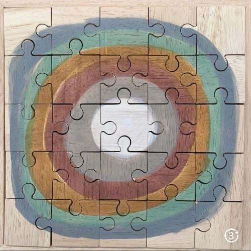 Puzzle - Earth Moon - 25 pieces-Papoose-Modern Rascals