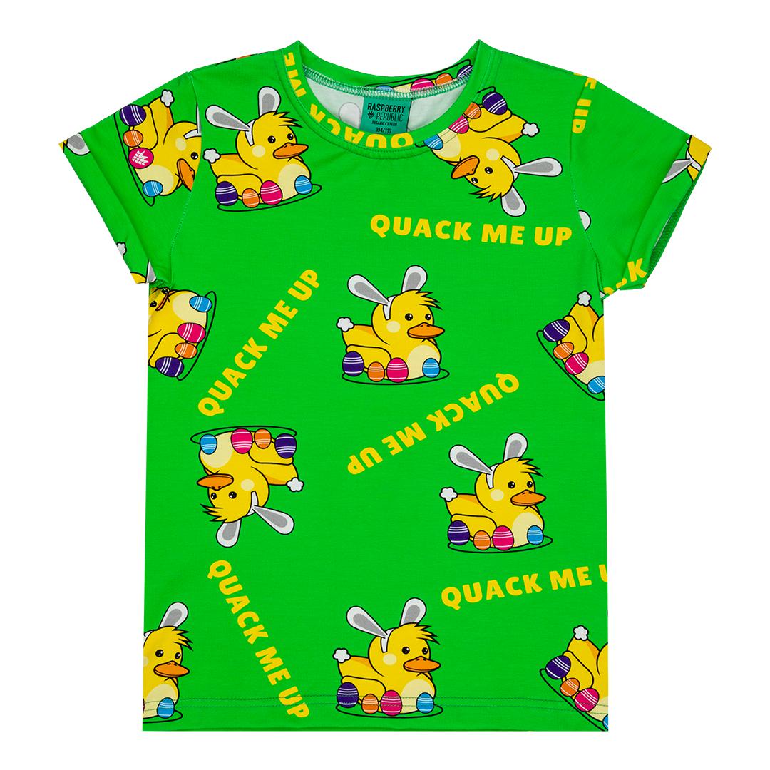 Quack Me Up Short Sleeve Shirt - 1 Left Size 7-9 years-Raspberry Republic-Modern Rascals