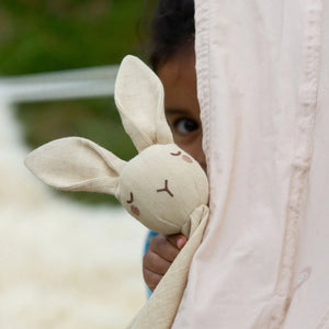 Rabbit Organic Baby Comforter Toy-Little Green Radicals-Modern Rascals