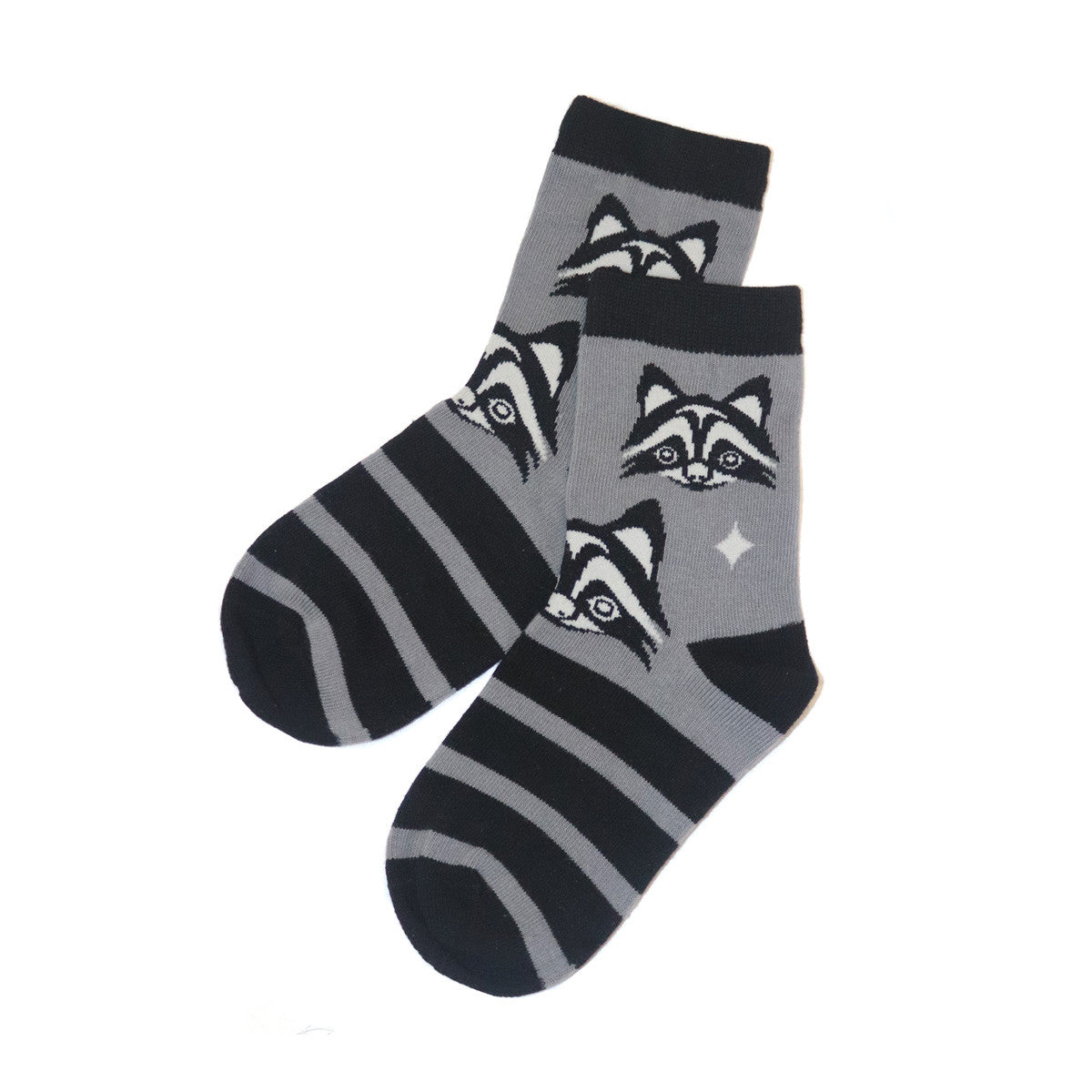 Raccoon Socks-Native Northwest-Modern Rascals