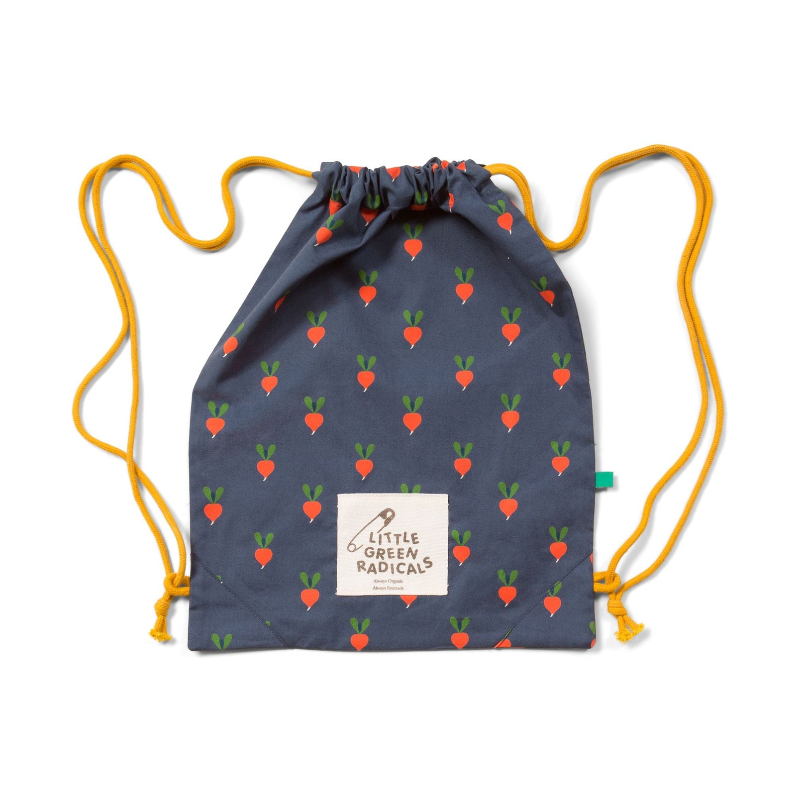 Radical Radish Ready Set Go Drawstring Bag-Little Green Radicals-Modern Rascals