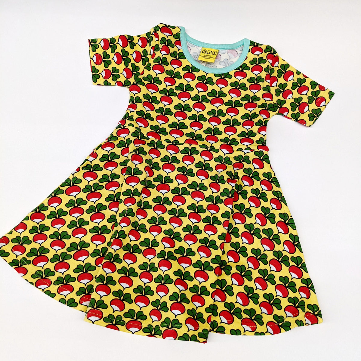 Radish - Aspen Gold Short Sleeve Skater Dress - 2 Left Size 9-10 years-Duns Sweden-Modern Rascals