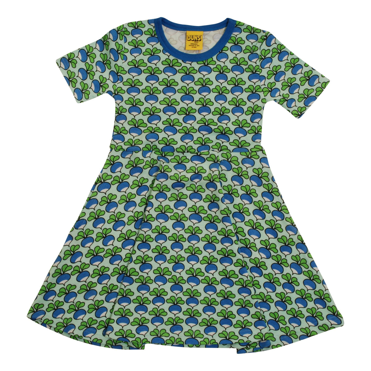 Radish - Beach Glass Short Sleeve Skater Dress - 1 Left Size 9-10 years-Duns Sweden-Modern Rascals
