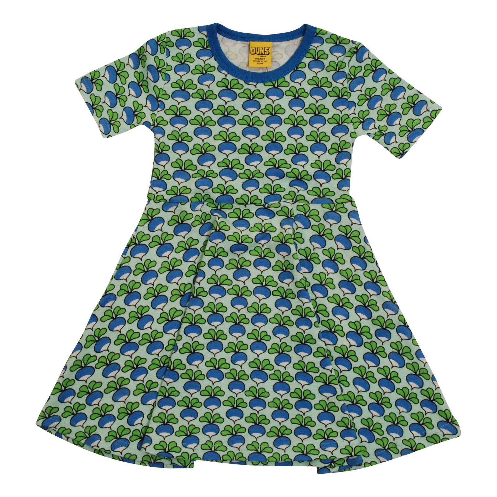 Radish - Beach Glass Short Sleeve Skater Dress - 2 Left Size 9-10 & 12-13 years-Duns Sweden-Modern Rascals