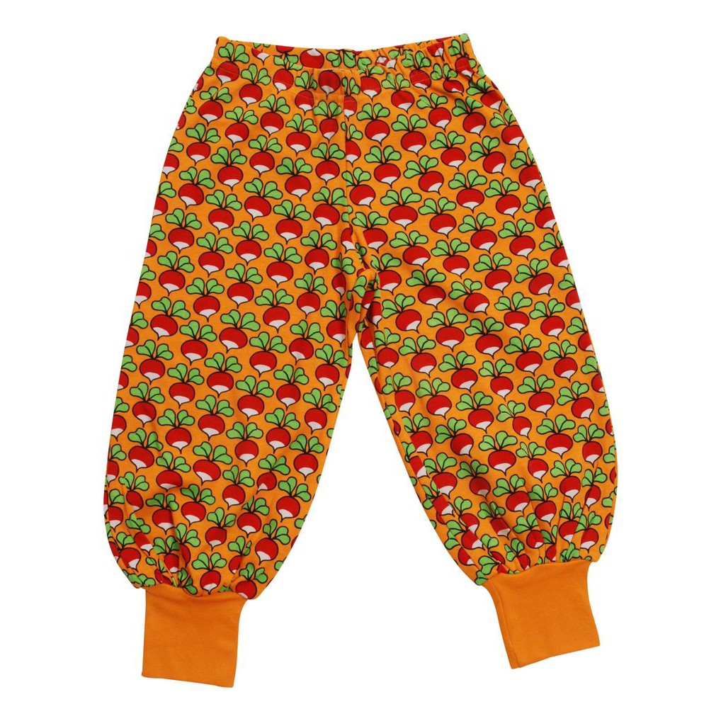 Radish - Bright Marigold Baggy Pants - 1 Left Size 4-6 years-Duns Sweden-Modern Rascals