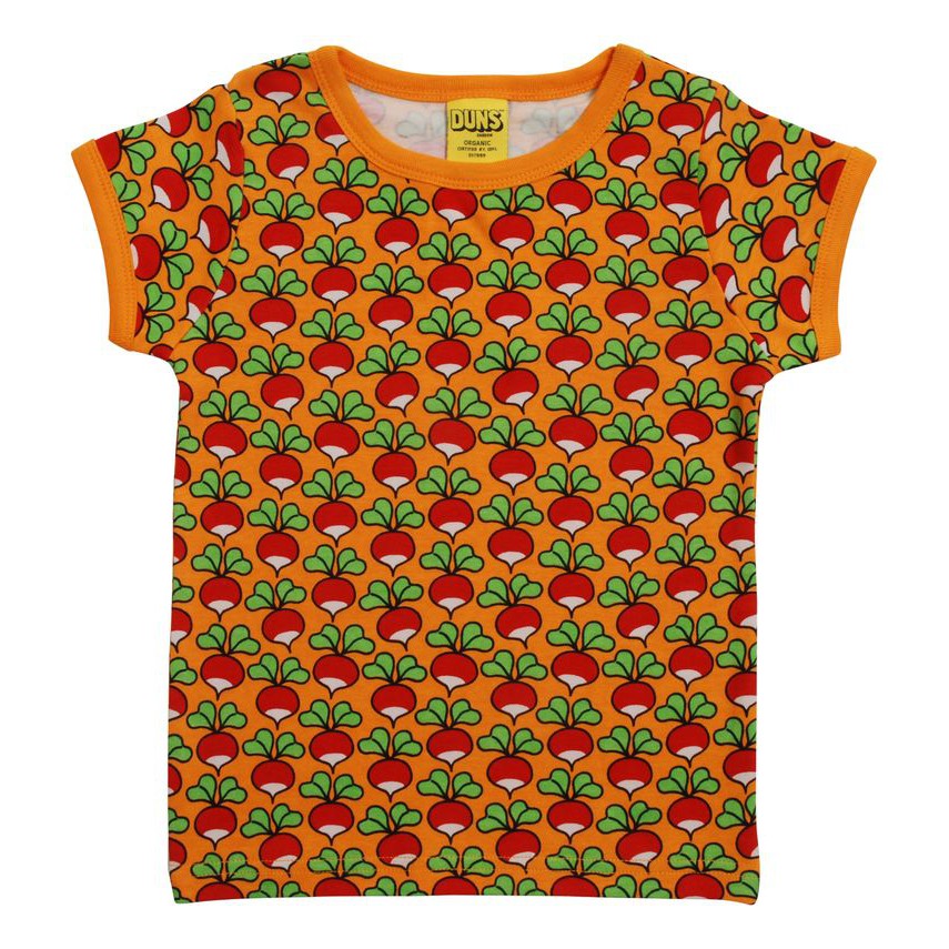 Radish - Bright Marigold Short Sleeve Shirt - 2 Left Size 8-9 & 9-10 years-Duns Sweden-Modern Rascals