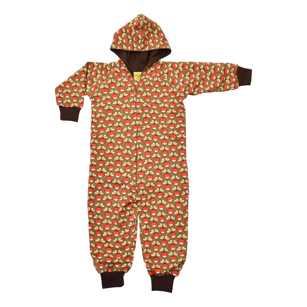 Radish - Brown Hooded Lined Suit - 2 Left Size 4-6 & 6-8 years-Duns Sweden-Modern Rascals
