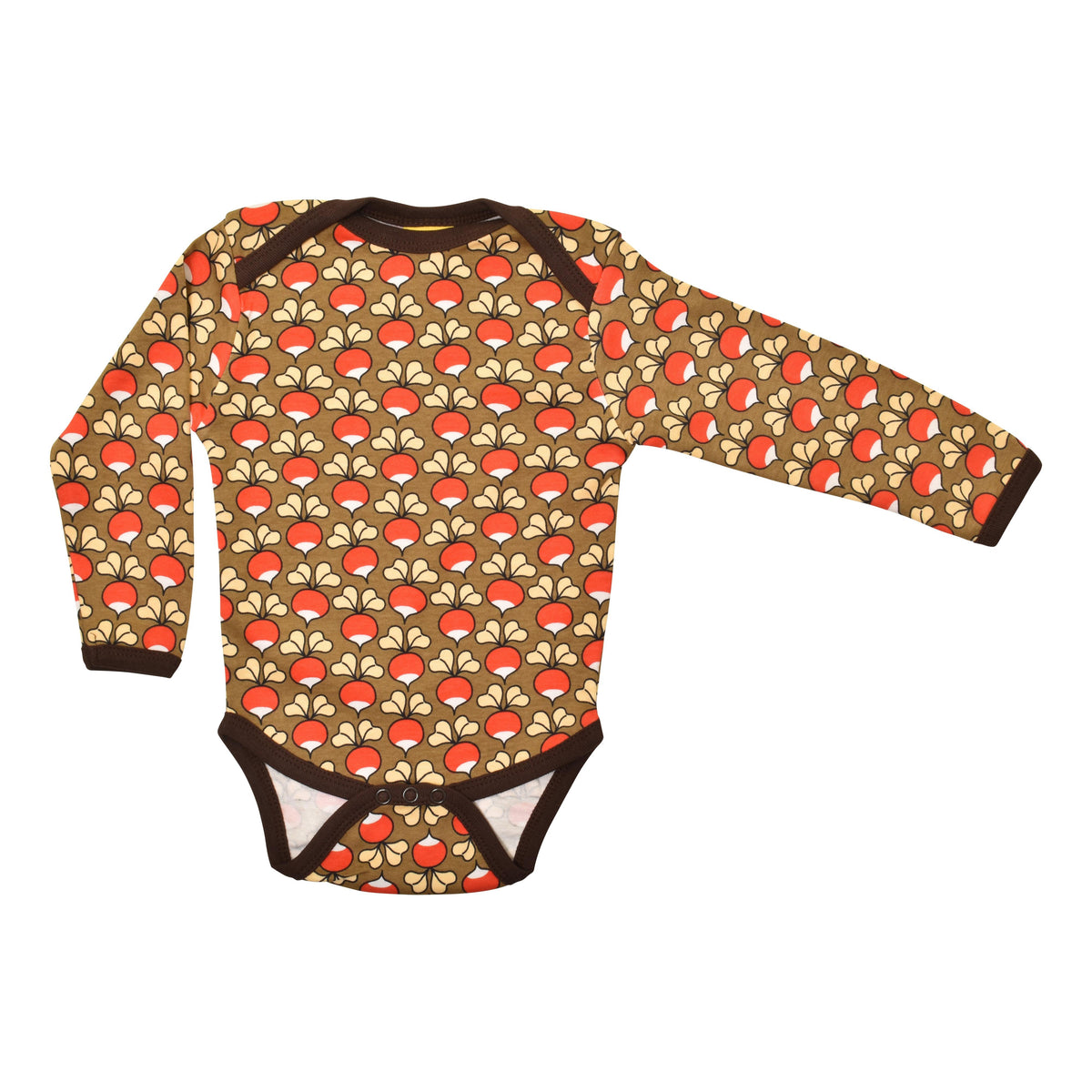Radish - Brown Long Sleeve Onesie - Autumn 26 Edition-Duns Sweden-Modern Rascals