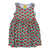 Radish - Easter Egg Sleeveless Dress With Gathered Skirt - 1 Left Size 10-11 years-Duns Sweden-Modern Rascals
