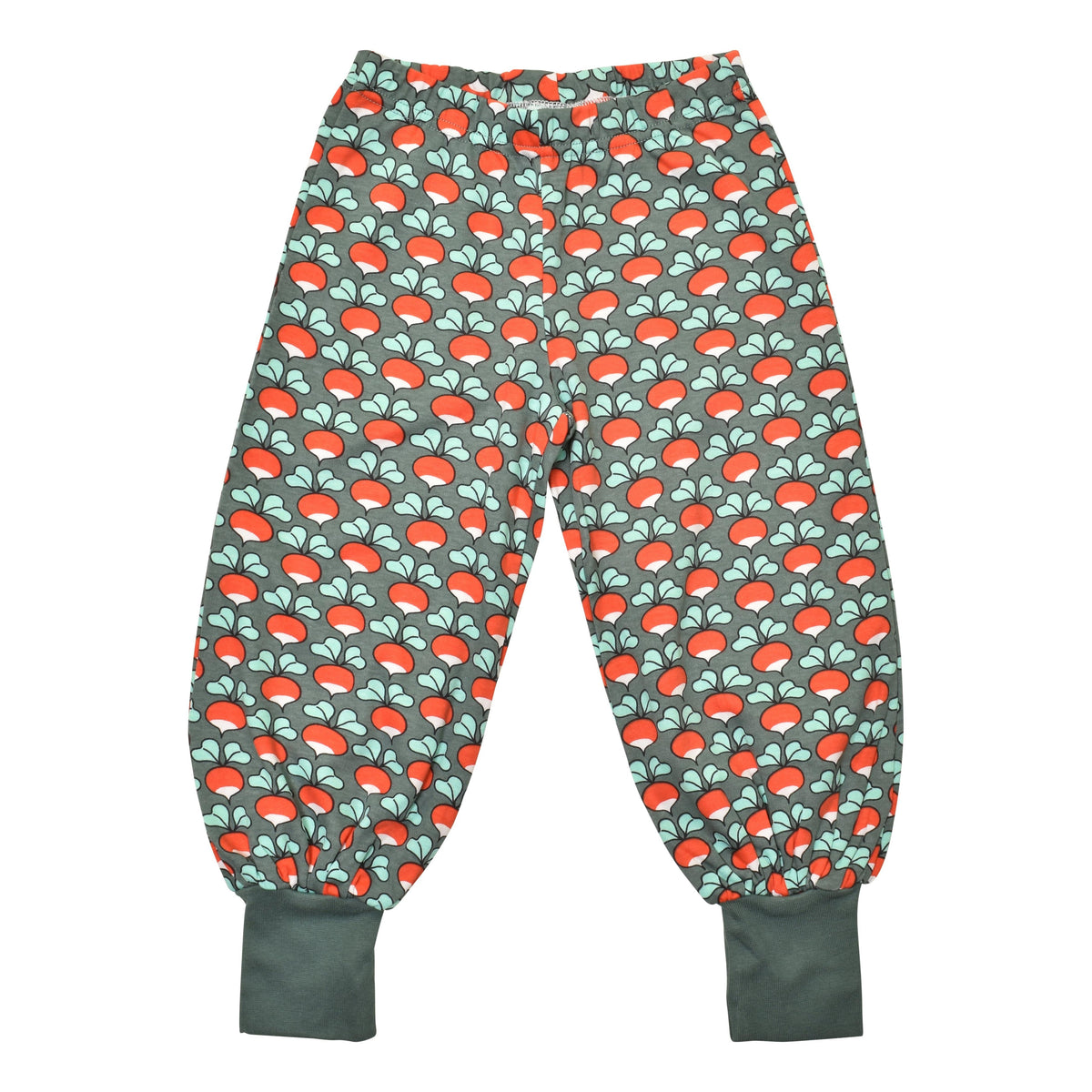 Radish - Green Bistro Baggy Pants - 2 Left Size 4-6 & 8-10 years-Duns Sweden-Modern Rascals
