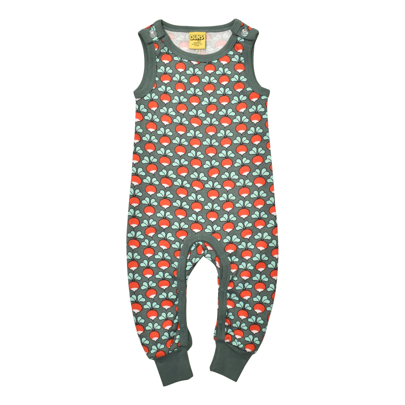 Radish - Green Bistro Dungarees - 2 Left Size 6-9 & 18-24 months-Duns Sweden-Modern Rascals