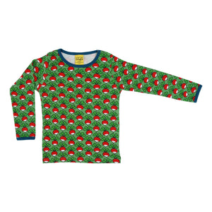 Radish - Green Long Sleeve Shirt - 1 Left Size 10-11 years-Duns Sweden-Modern Rascals