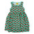 Radish - Green Sleeveless Dress With Gathered Skirt - 2 Left Size 11-12 & 12-13 years-Duns Sweden-Modern Rascals