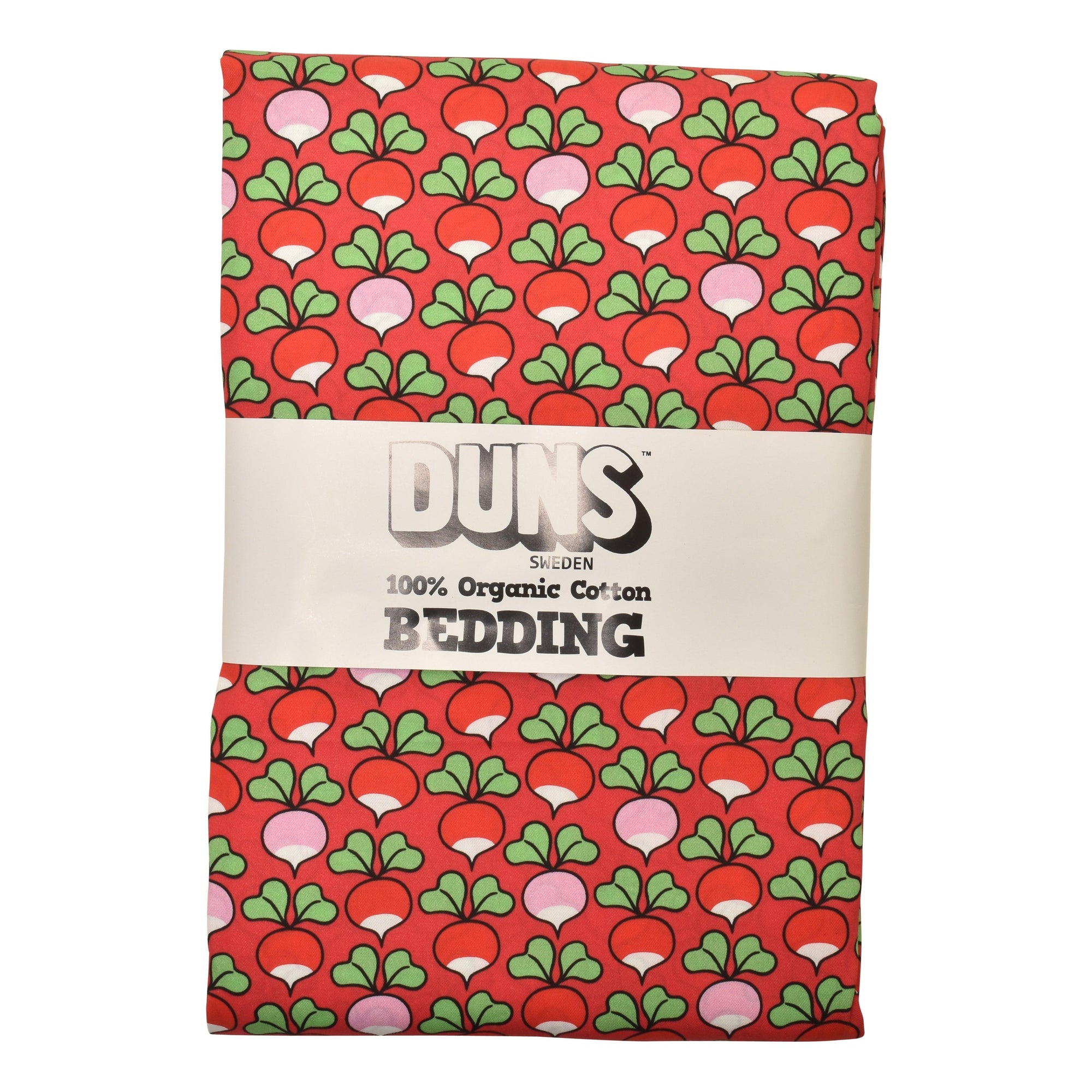 Radish in Rouge Red Multicolour Bedding - Duvet Cover & Pillow Case-Duns Sweden-Modern Rascals