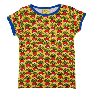 Radish - Lemon Short Sleeve Shirt - 2 Left Size 8-9 & 9-10 years-Duns Sweden-Modern Rascals