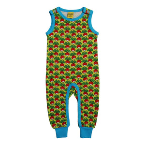 Radish - Lime Punch Dungarees - 1 Left Size 2-4 months-Duns Sweden-Modern Rascals