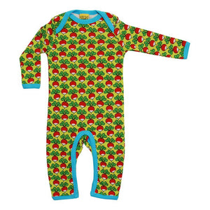 Radish - Lime Punch Long Sleeve Long Legged Suit - 2 Left Size 3-4 & 4-6 months-Duns Sweden-Modern Rascals