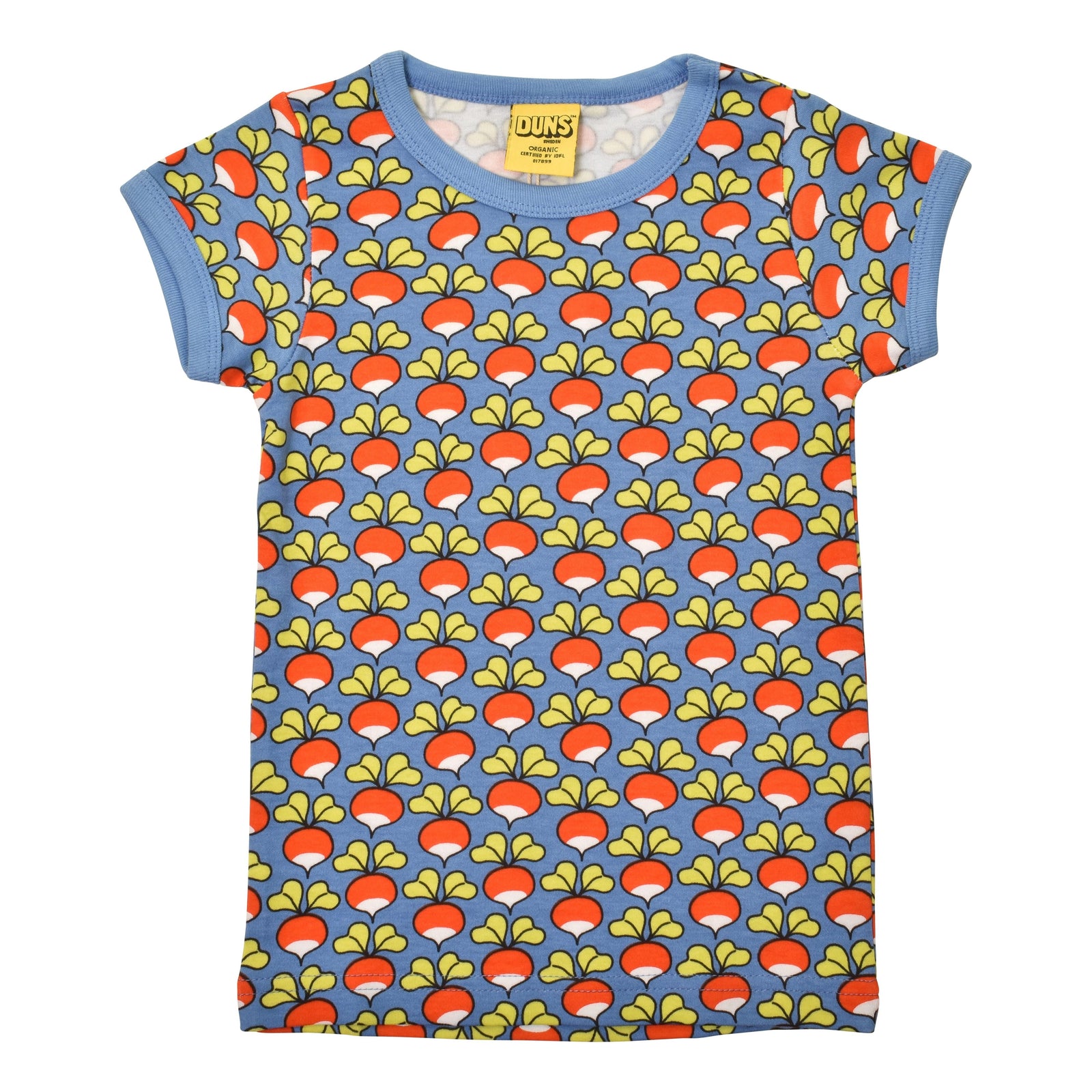 Radish - Marina Blue Short Sleeve Shirt - 2 Left Size 8-9 & 9-10 years-Duns Sweden-Modern Rascals