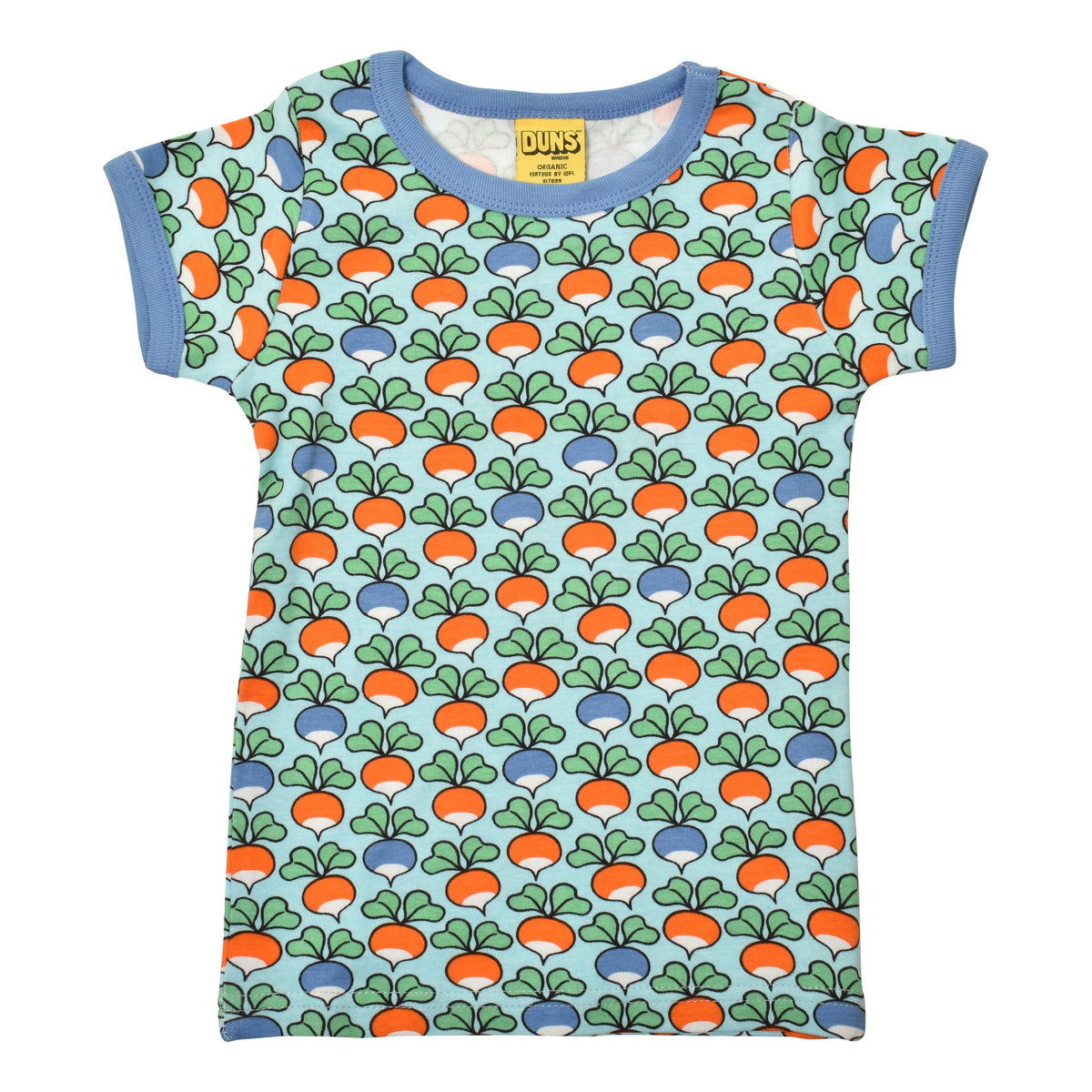 Radish - Multi Blue Short Sleeve Shirt-Duns Sweden-Modern Rascals