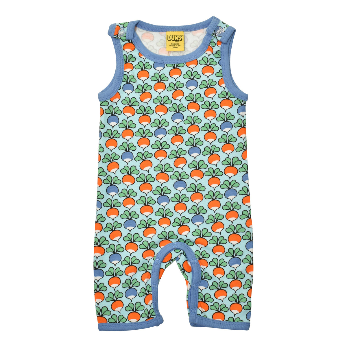 Radish - Multi Blue Summer Dungarees / Playsuit - 2 Left Size 4-6 & 6-9 months-Duns Sweden-Modern Rascals