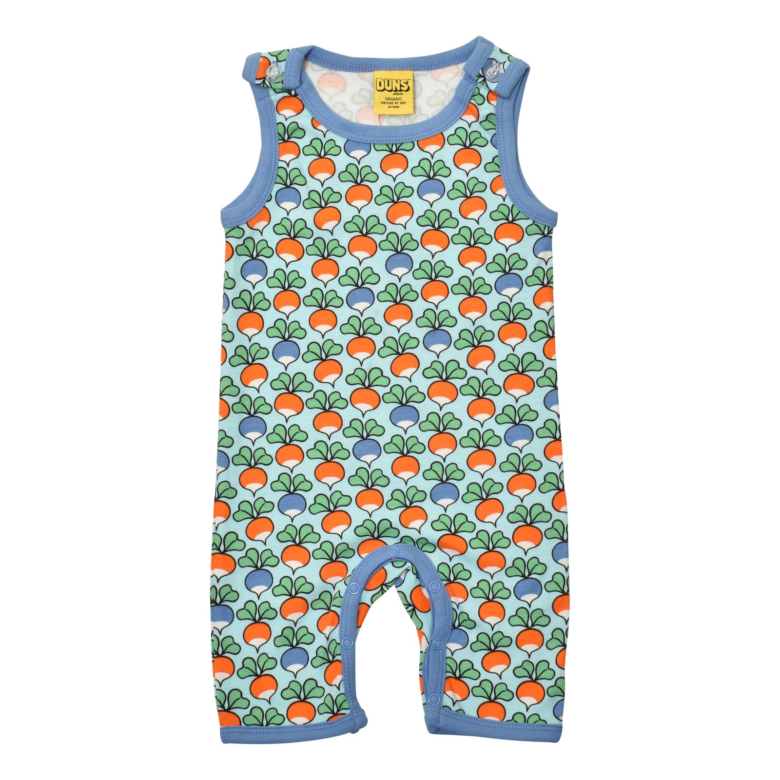 Radish - Multi Blue Summer Dungarees / Playsuit - 2 Left Size 4-6 & 6-9 months-Duns Sweden-Modern Rascals