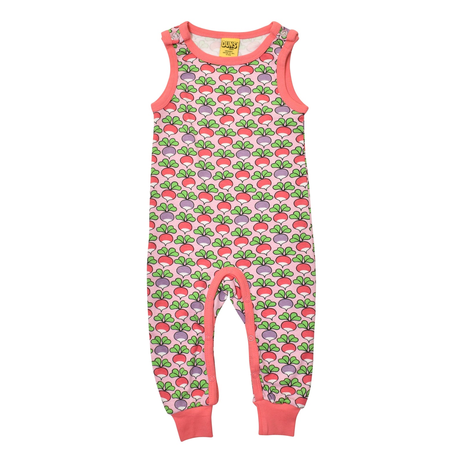 Radish - Multi Pink Dungarees - 2 Left Size 4-6 & 6-9 months-Duns Sweden-Modern Rascals