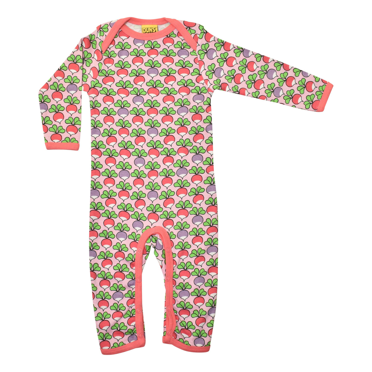 Radish - Multi Pink Long Sleeve Long Legged Suit - 2 Left Size 4-6 & 18-24 months-Duns Sweden-Modern Rascals