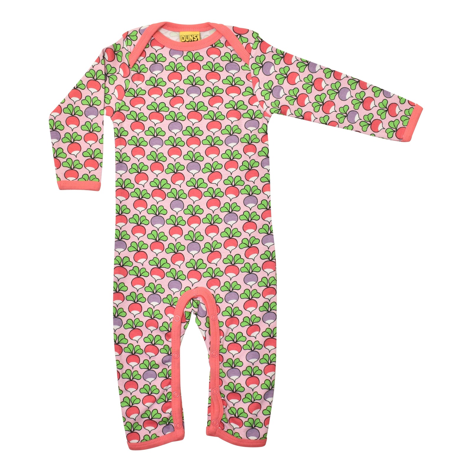 Radish - Multi Pink Long Sleeve Long Legged Suit - 2 Left Size 4-6 & 18-24 months-Duns Sweden-Modern Rascals