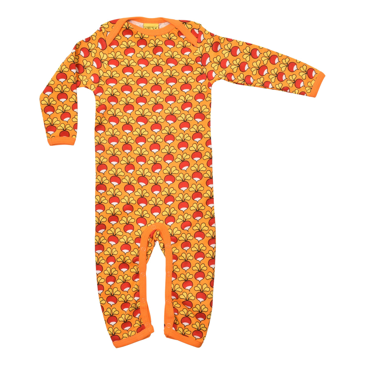 Radish - Orange Long Sleeve Long Legged Suit-Duns Sweden-Modern Rascals