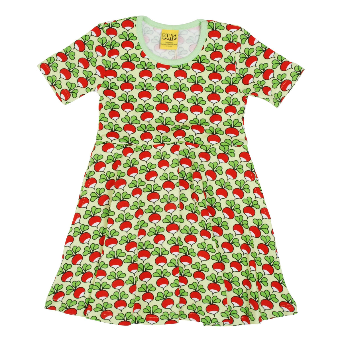 Radish - Paradise Green Short Sleeve Skater Dress - 2 Left Size 10-11 years-Duns Sweden-Modern Rascals