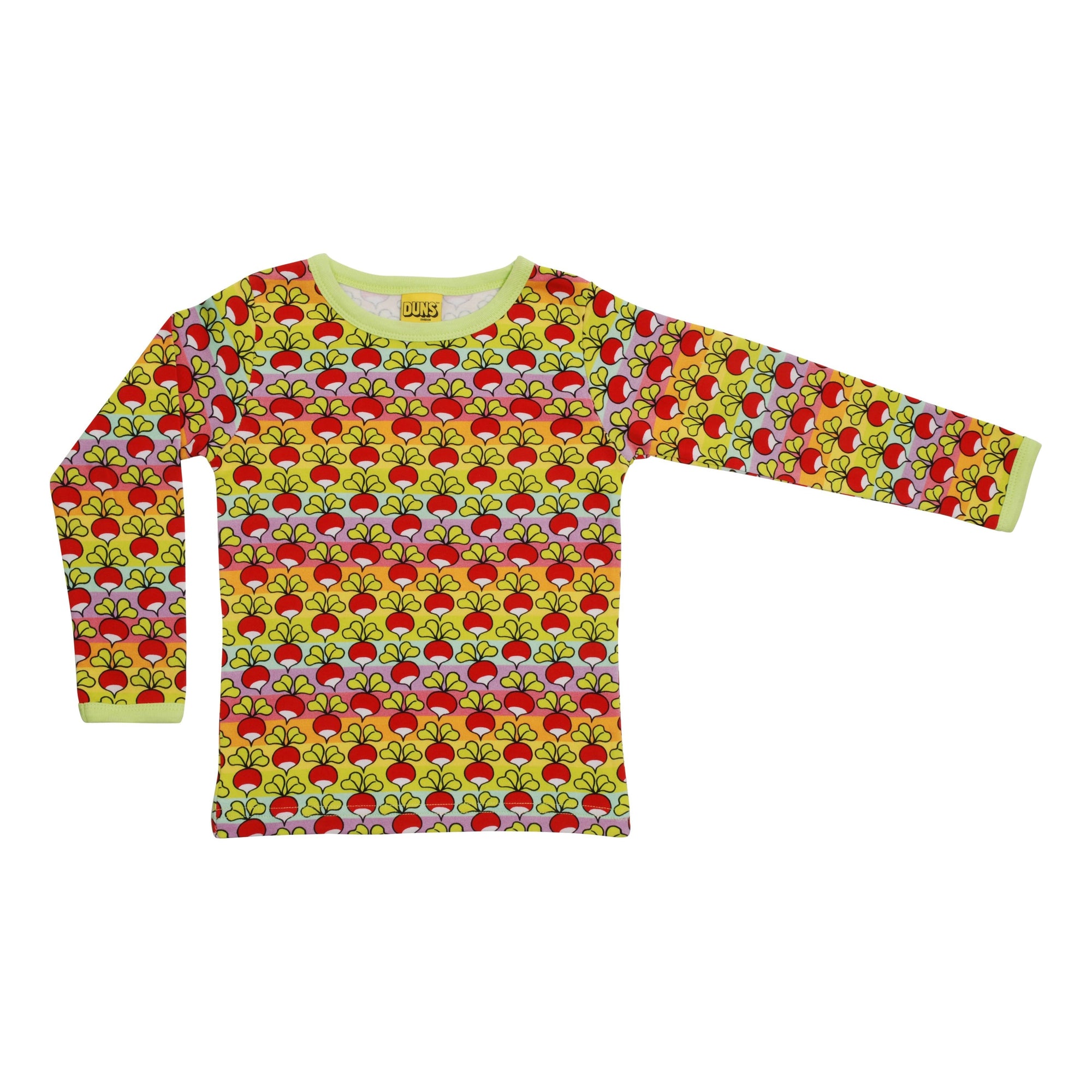 Radish - Pastel Rainbow Stripe Long Sleeve Shirt-Duns Sweden-Modern Rascals