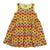 Radish - Pastel Rainbow Stripe Sleeveless Dress With Gathered Skirt-Duns Sweden-Modern Rascals