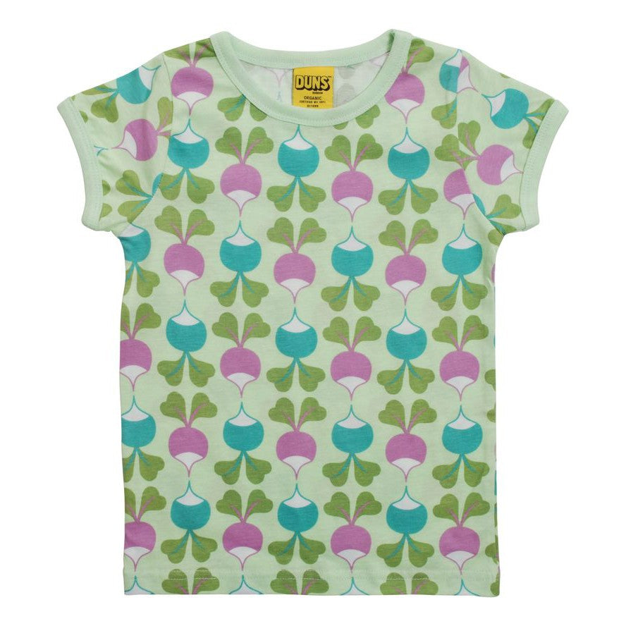 Radish - Patina Green Short Sleeve Shirt - 1 Left Size 9-10 years-Duns Sweden-Modern Rascals