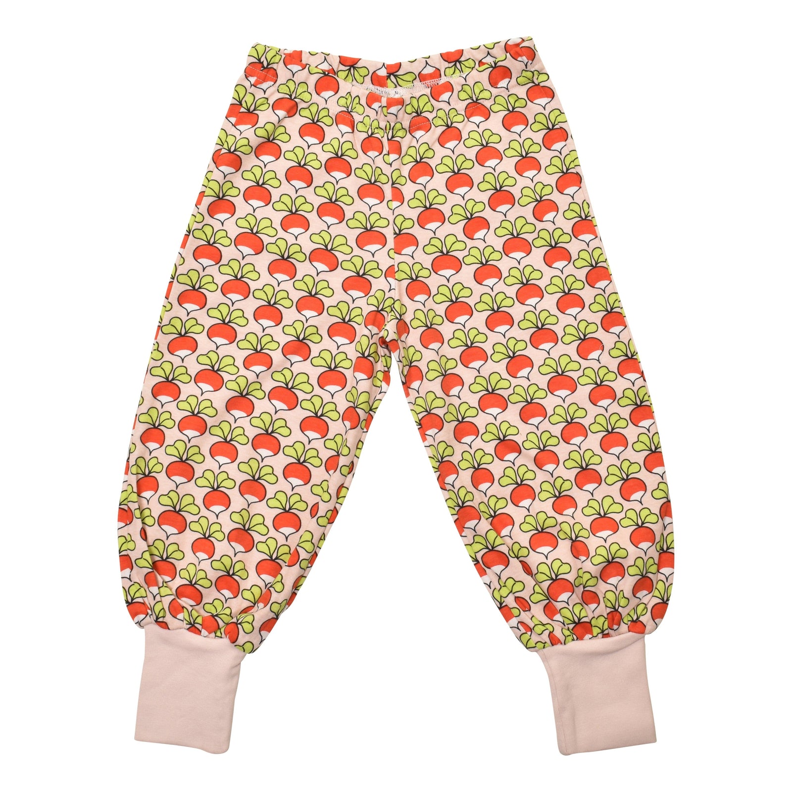 Radish - Pink Dogwood Baggy Pants - 1 Left Size 6-8 years-Duns Sweden-Modern Rascals