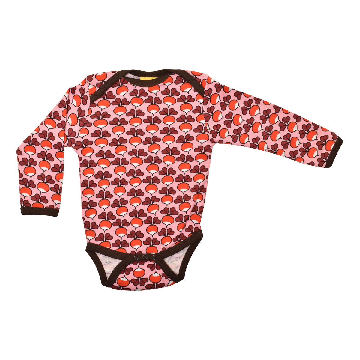 Radish - Pink Long Sleeve Onesie-Duns Sweden-Modern Rascals