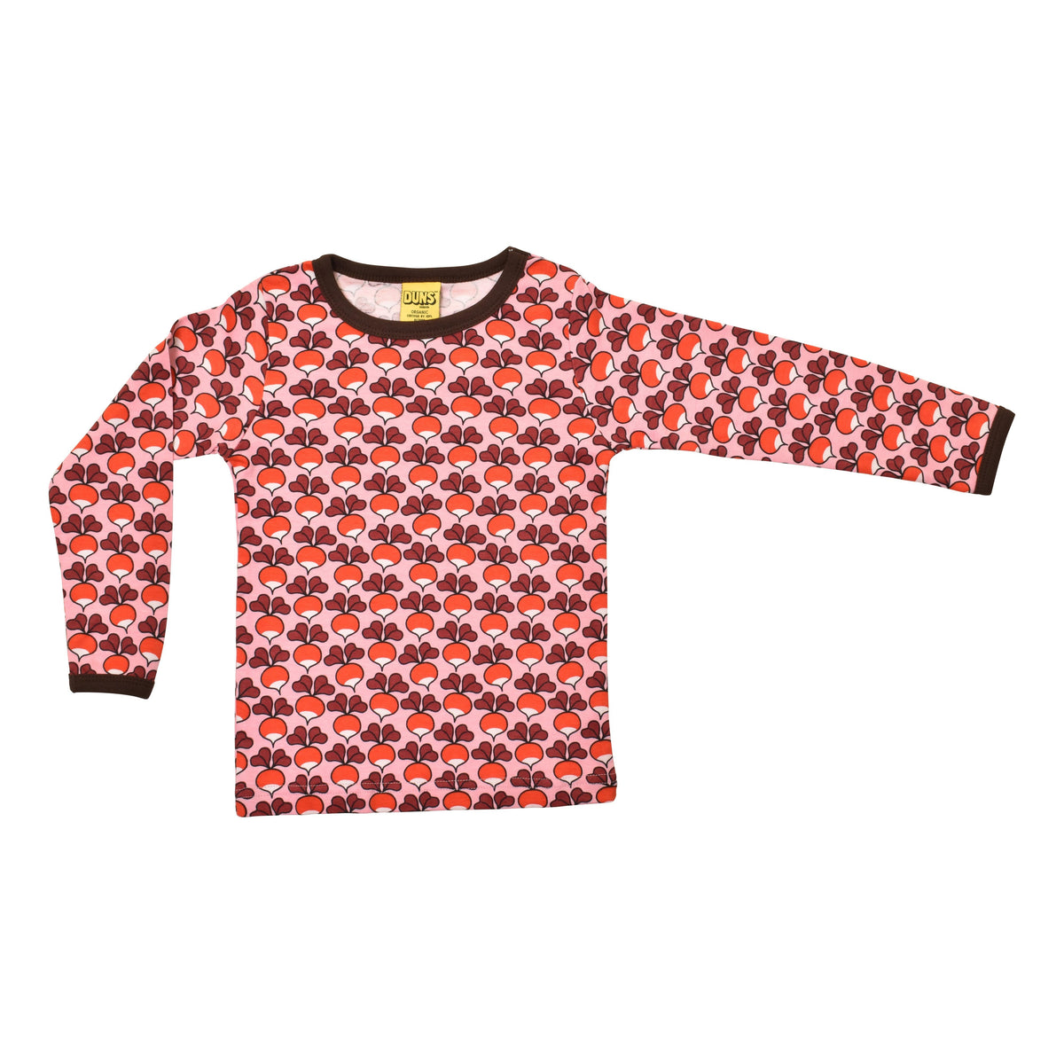 Radish - Pink Long Sleeve Shirt - 1 Left Size 12-18 months-Duns Sweden-Modern Rascals