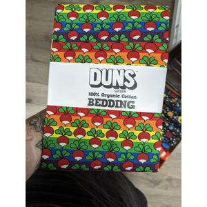 Radish - Rainbow Stripe Bedding - Duvet Cover & Pillow Case - 2 Left Size Crib-Duns Sweden-Modern Rascals