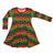 Radish - Rainbow Stripe Long Sleeve Skater Dress - 2 Left Size 9-10 & 11-12 years-Duns Sweden-Modern Rascals