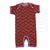 Radish - Raspberry Rose Short Sleeve Suit - 1 Left Size 2-4 months-Duns Sweden-Modern Rascals